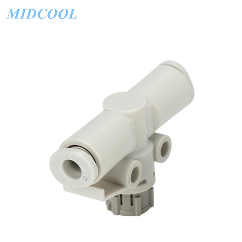 Speed Controller Valve with One-touch Fitting In-line Type AS Series AS1002F AS2002F AS2052F AS2002F AS3002F