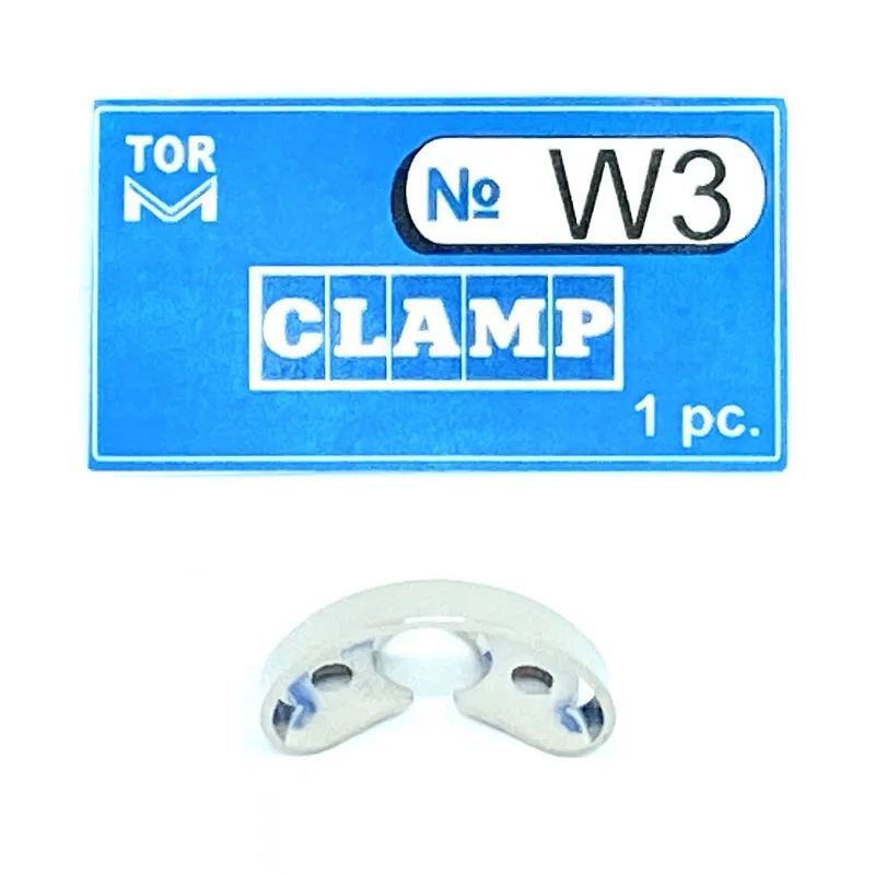 Clamp W3 (wingless clamp with flat horizontal 