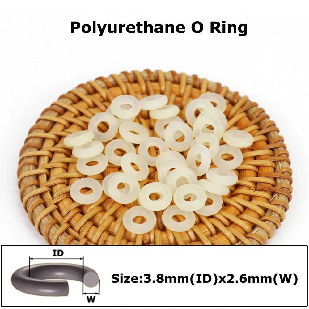 New Polyurethane 90 Duro Seal O-ring 3.8MM(ID) * 2.6MM(W) For CO2 HPA N2