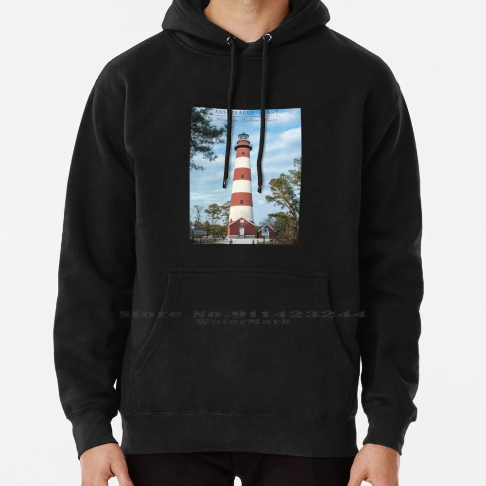 

Assateague Island. Hoodie Sweater 6xl Cotton Island Lighthouse Va Virginia