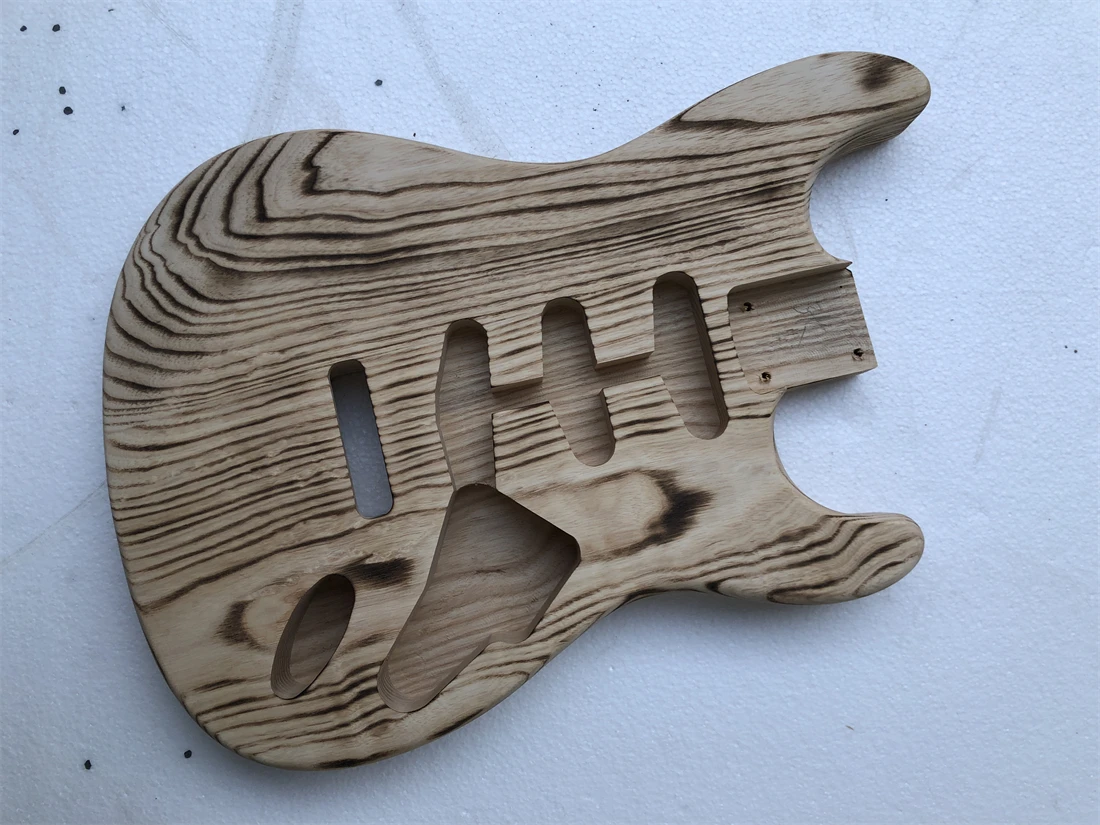 

Unfinished Guitar Body Ash Wood DIY Guitar Project