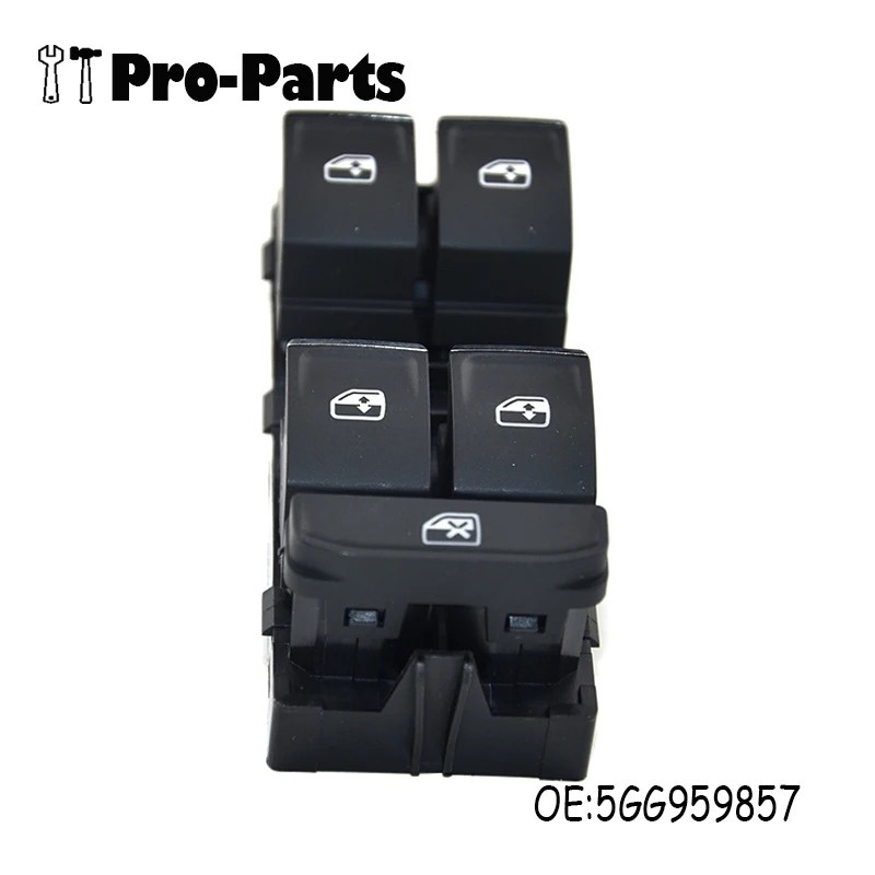 

Новый главный переключатель управления электрическим стеклоподъемником 5GG959857 для VW Golf MK7 Arteon Passat Tiguan 15-2017 со стороны водителя 5GG-959-857