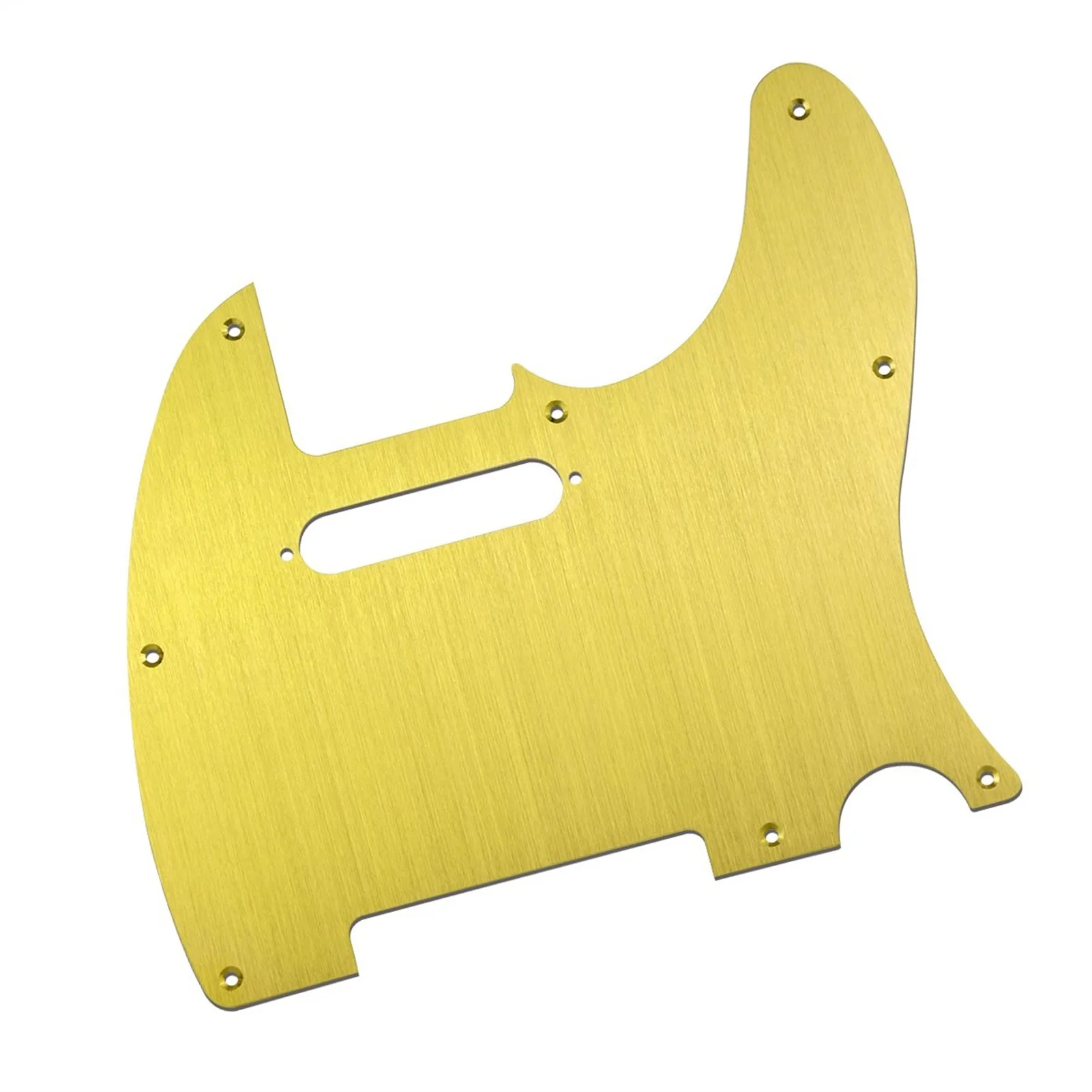 

Gold Aluminum Metal Guitar Pick Guard Pickguard Scratch Plate For 8 Hole American/Mexican Modern Standard Tele