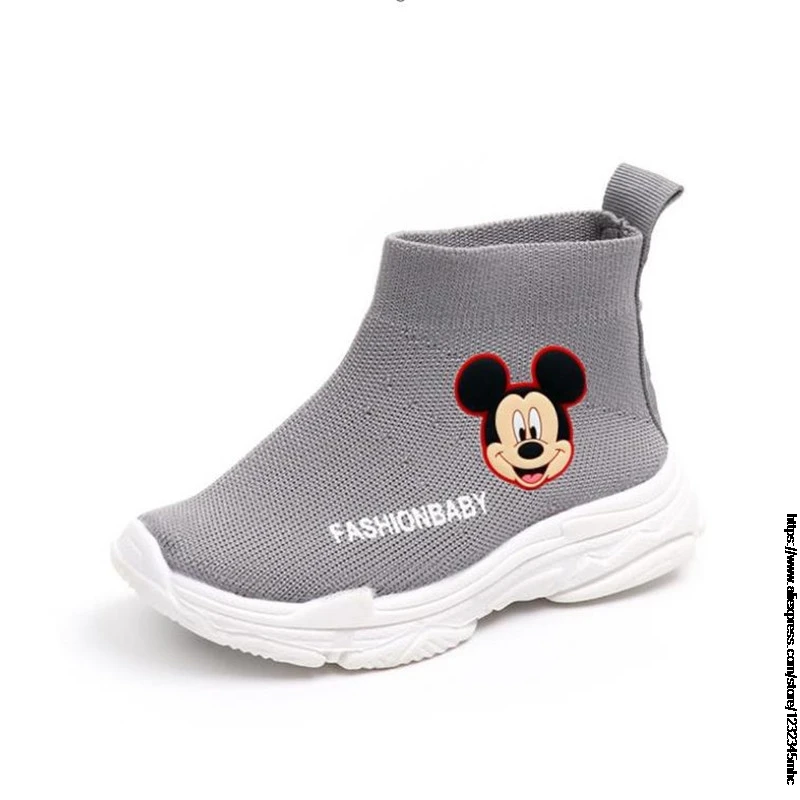 Mickey Mouse Children Duck Shoes For Boys Gilrs New Disney Soft Spring Autumn Baby Kids Sneakers Infant Tennis Breatha