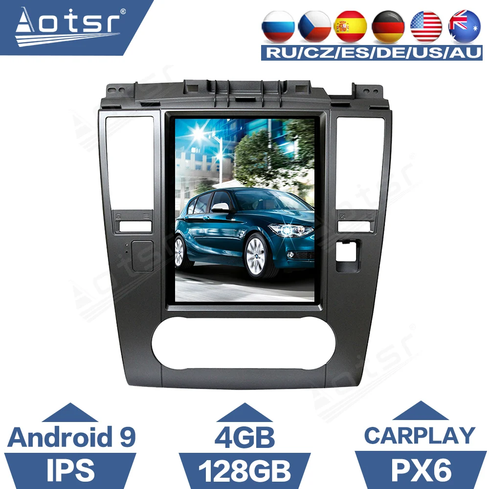 

For Nissan Tiida C11 2004 - 2013 Tesla Screen Android Auto Car Radio GPS Navigation CarPlay Multimedia Player PX6 Autoradio