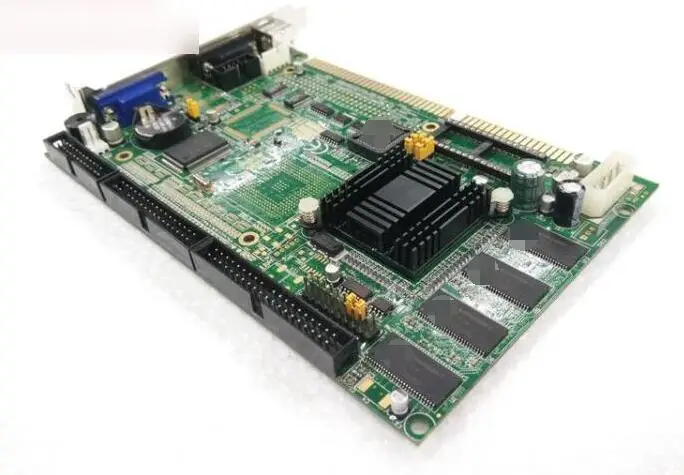 Imagem -02 - Placa Ipc Pca-6741f Rev.a2 Slot Isa Placa-mãe Industrial Cartão Cpu Metade do Tamanho Picmg1.0 Placa-mãe com Cpu Ram No-lan Pca6741