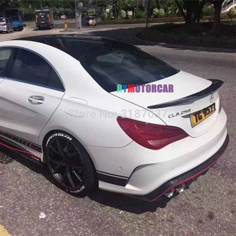 

For Benz CLA W117 CLA180 CLA200 CLA250 CLA260 2014-2017 Carbon Fiber Rear Roof Spoiler Lip Window Top Wing