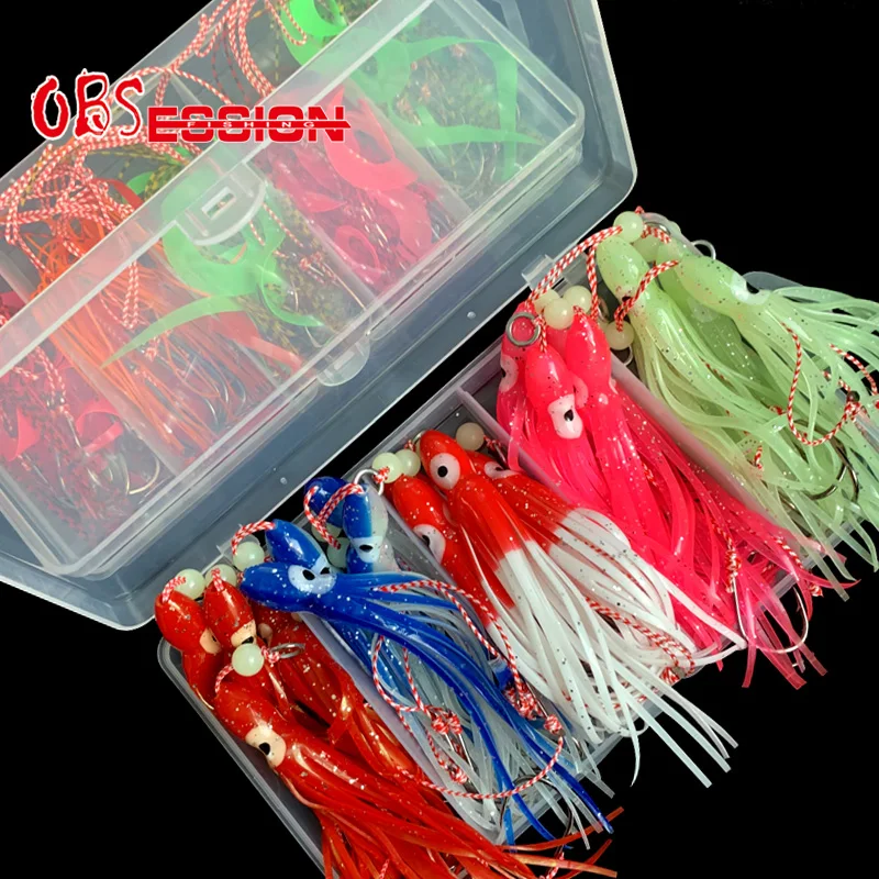 OBSESSION J25 Inchiku Tintenfisch Köder Metall Langsam Jig Köder Kopf Röcke Haken 40g-200g Sinkende Salzwasser meer Angeln Spinning Jig Köder – Detail 20