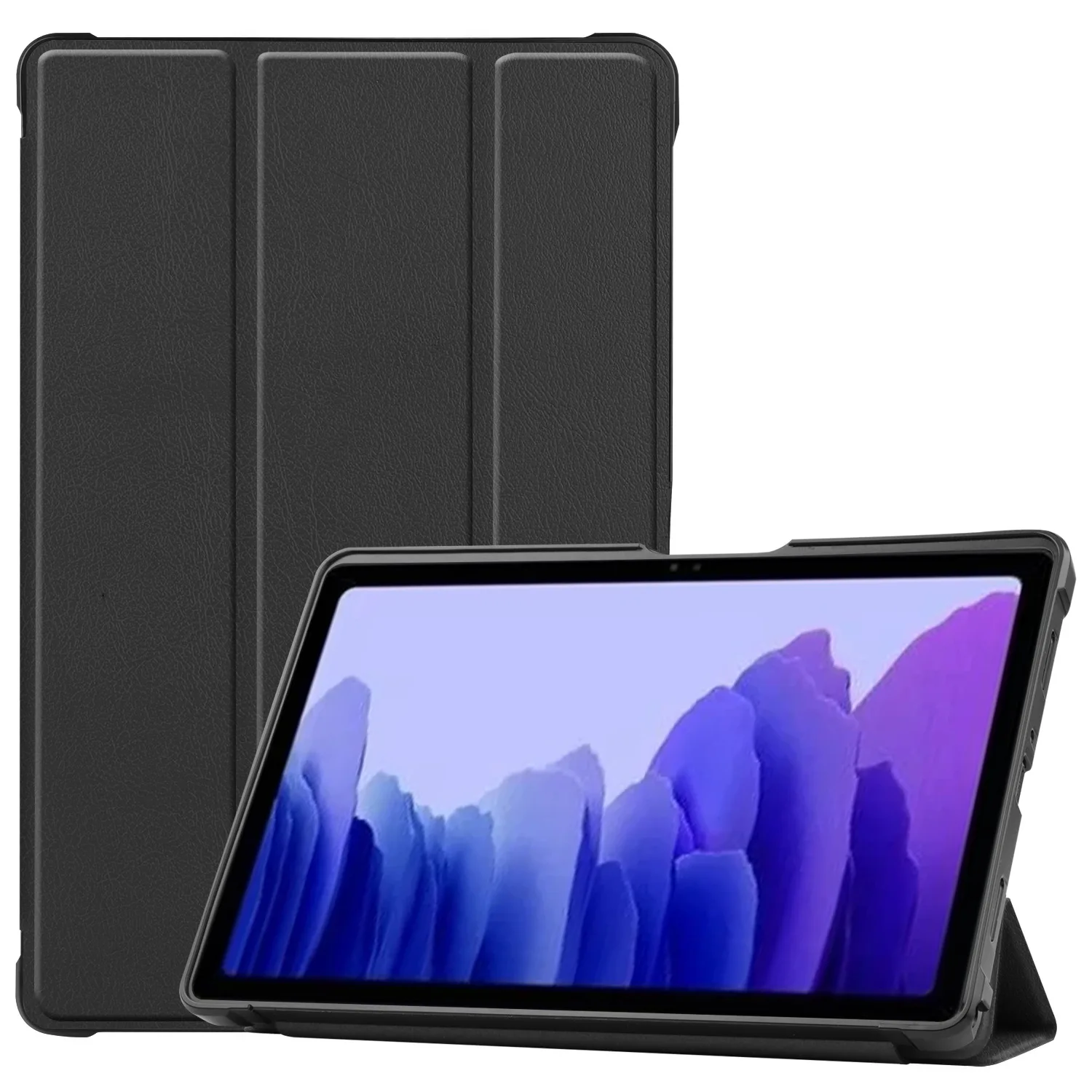 

For Samsung Galaxy Tab A7 2020 10.4 SM-T500 SM-T505 T500 T505 Tablet Case Custer Fold Stand Bracket Flip Leather Cover