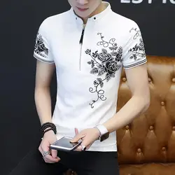 Năm 2020! Camiseta De Manga Corta Para Hombre De Camisa Không Chính Thức Coreana De Màu Blanco Para Jvenes Y Ropa De Calle???