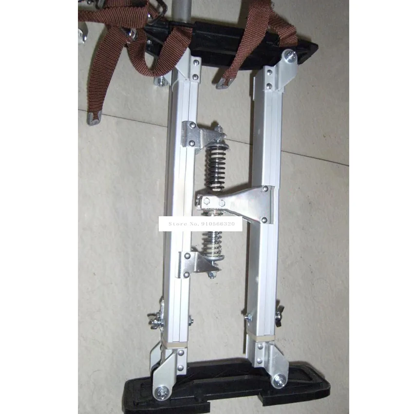 24-40" Professional Aluminum Alloy Plastering Stilt Ladder Adjustable Plastering Stilts Paint Painter Tool Accessory Stage Props