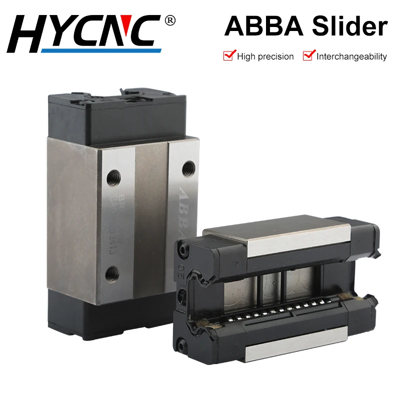 ABBA Slide Rail Linear Guide Bearing BRH30B BRC30AO , Used For 3D Printing On CNC Milling Machine , Laser Woodworking Lathe