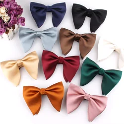 Hochzeit Bowtie Für Bräutigam Oversize fliege Für Männer Frauen Großen Bogen knoten Erwachsene Feste Bogen Krawatten Cravats Groomsmen Rost braun Bowties