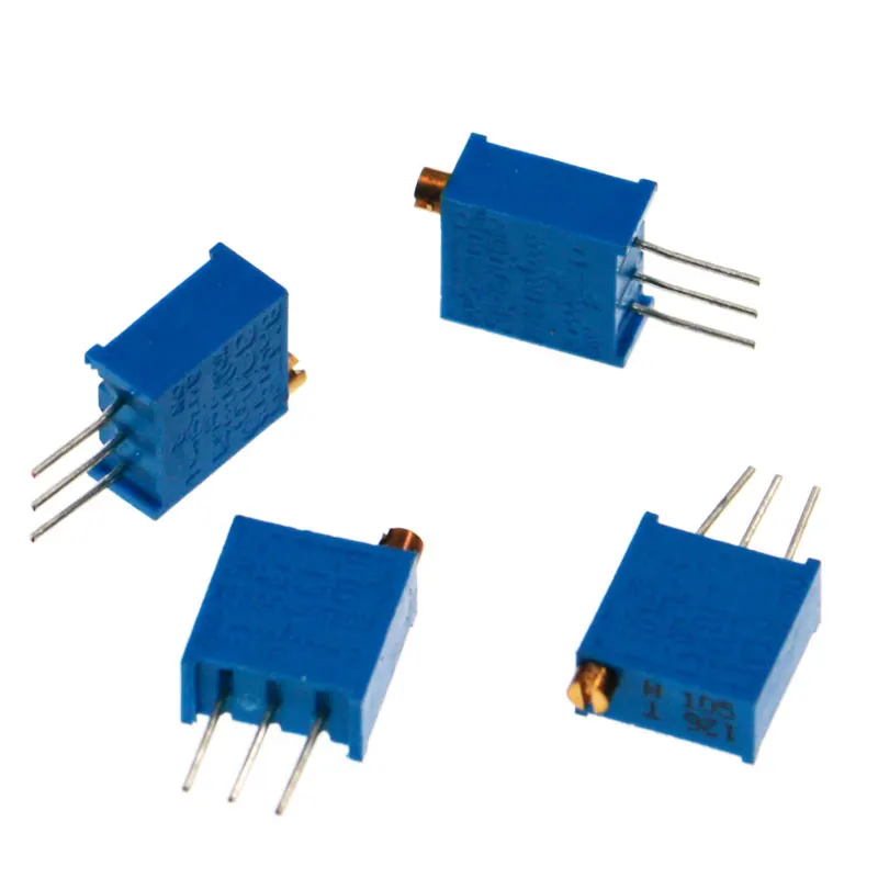 50Pcs/Kotak 3296W Multiturn Pemangkas Tahan Potensiometer Kit