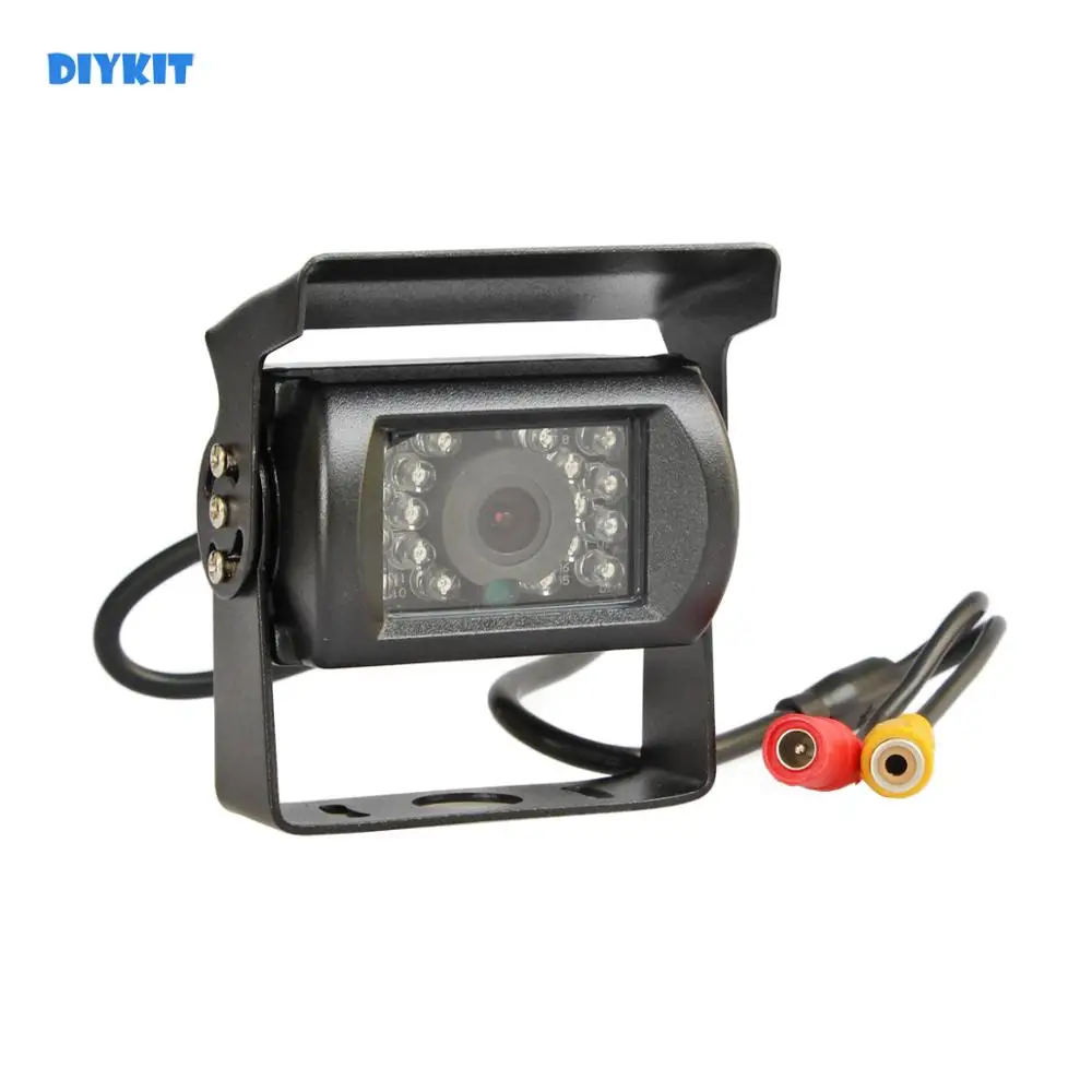 

DIYKIT CCD DC 12V - 24V 120 Degree Waterproof Color Reverse Backup Car Truck Bus Camera With IR Night Vision