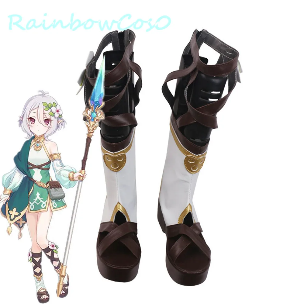 ¡Princesa Connect! Re:Dive Natsume Kokoro Cosplay zapatos botas juego Anime Halloween RainbowCos0 W1041