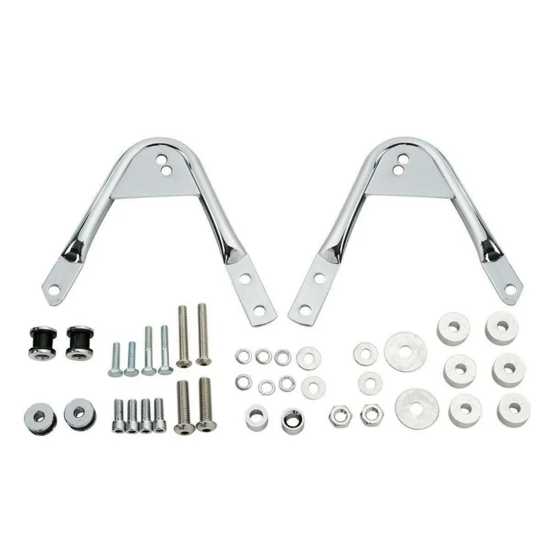 Motorcycle Detachable Luggage Rack Docking Hardware Fit For Harley Trunk Touring Models Street Electra Glide Road King 97-08