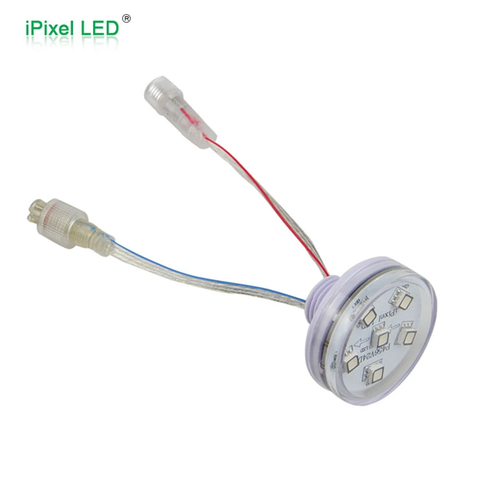 High Quality 45mm Full Color LED Modules With 6LEDs DC24V Point Light