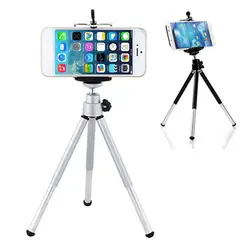 360 Degree Rotatable Stand Tripod Mount + Phone Holder For iPhone