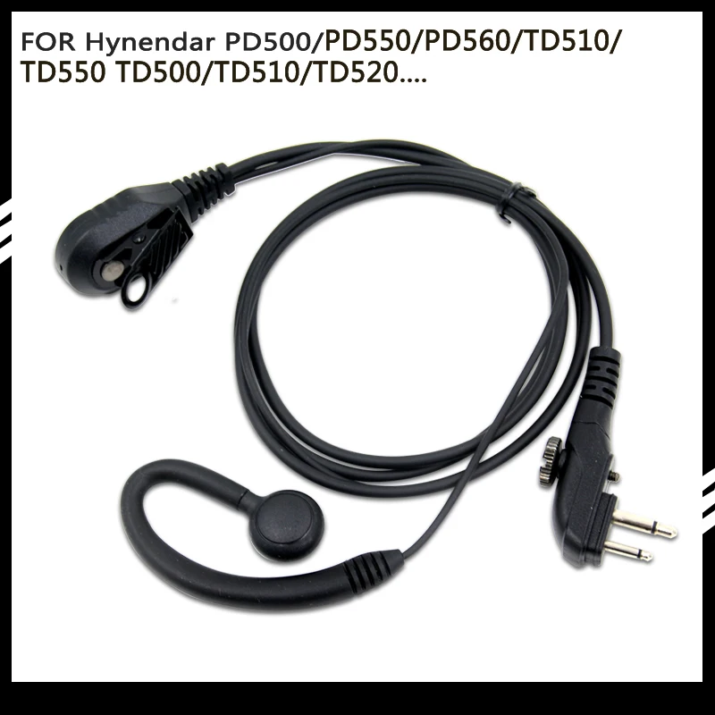 XIERDE Earphone untuk Hytera PD502 PD505 PD506 PD508 PD562 PD565 PD566 PD568 PD402 PD405 PD406 PD408 PD412 PD415 PD416 PD418