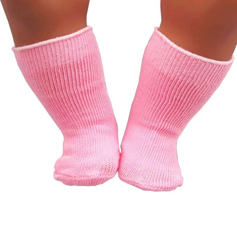 Doll clothes accessories Short socks fits 43 cm new born doll and American doll