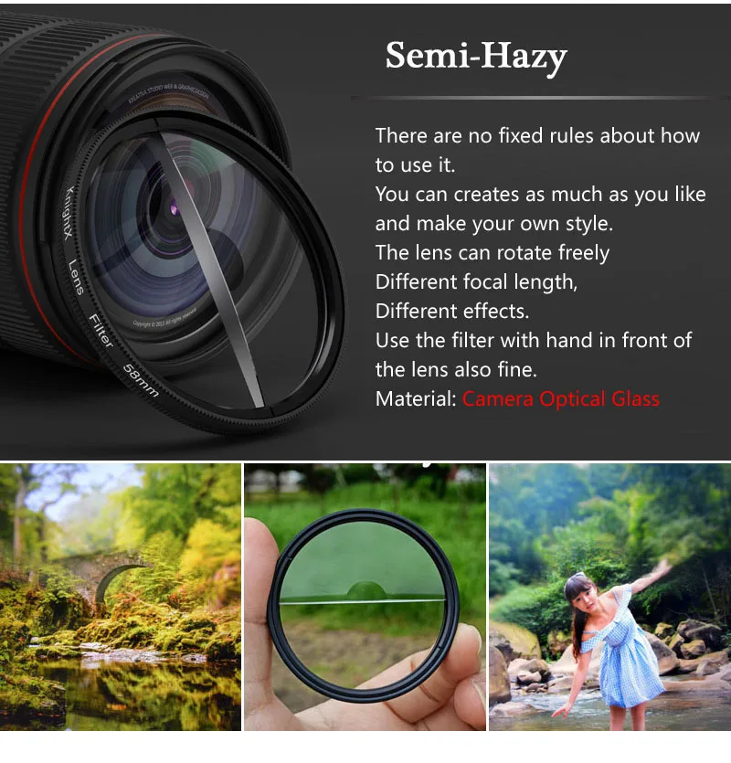 KnightX Lens Universal Clip  Mobile Phone Professional cpl Macro Fisheye Lens Zoom Kaleidoscope Filter For Phone Android