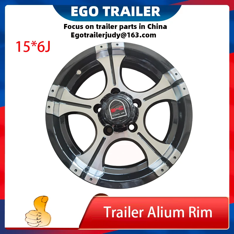 EgoTrailer 15X6J TRAILER ALIUM RIM 5-114.3 CAP 1030KGS ET0