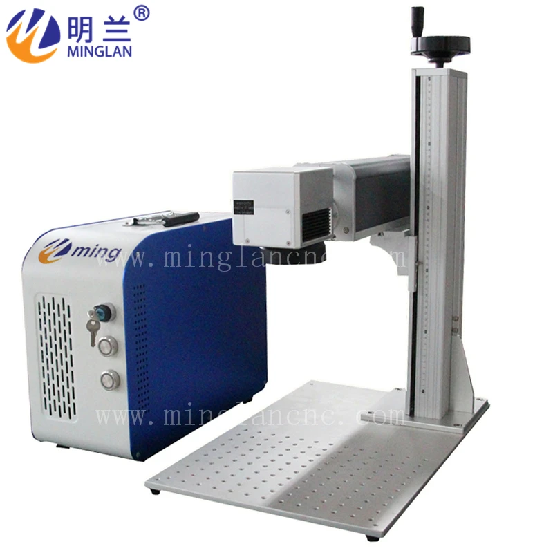 30W Mopa M7 Economical portabl model optical mopa fiber laser marking machine rotary option with computer for metal and nonmetal