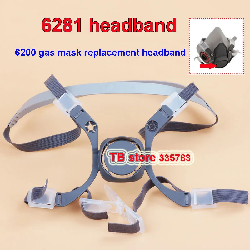 2PCS 6000 series respirator mask replace Accessories 6281 Headset combination 6100/6200/6300 dedicated Replace the head