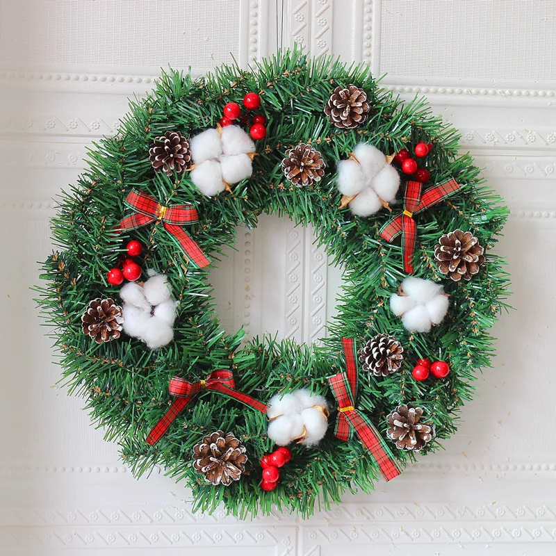 Christmas Wreath 30/40/50cm Christmas Decorations Window Props Shopping Mall Scene Decoration Gifts