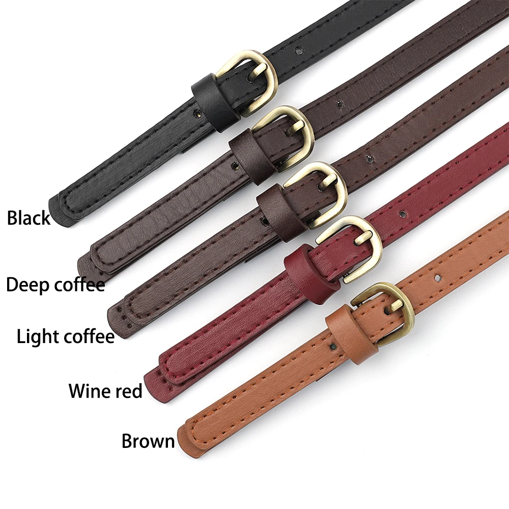 67-71CM Adjustable 1 Pair Bag Handles DIY Bag Belt Split Leather Bolsa Accessories Replacement Shoulder Bag Straps KZ0332