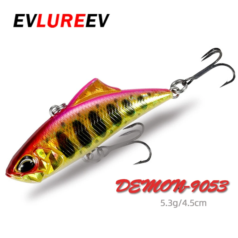 Japan Sinking Fishing Lure 5.3g/4.5cm Lipless Crankbaits Hard Artificial VIB Vibration Bait All Depth Winter Ice Fishing Tackle