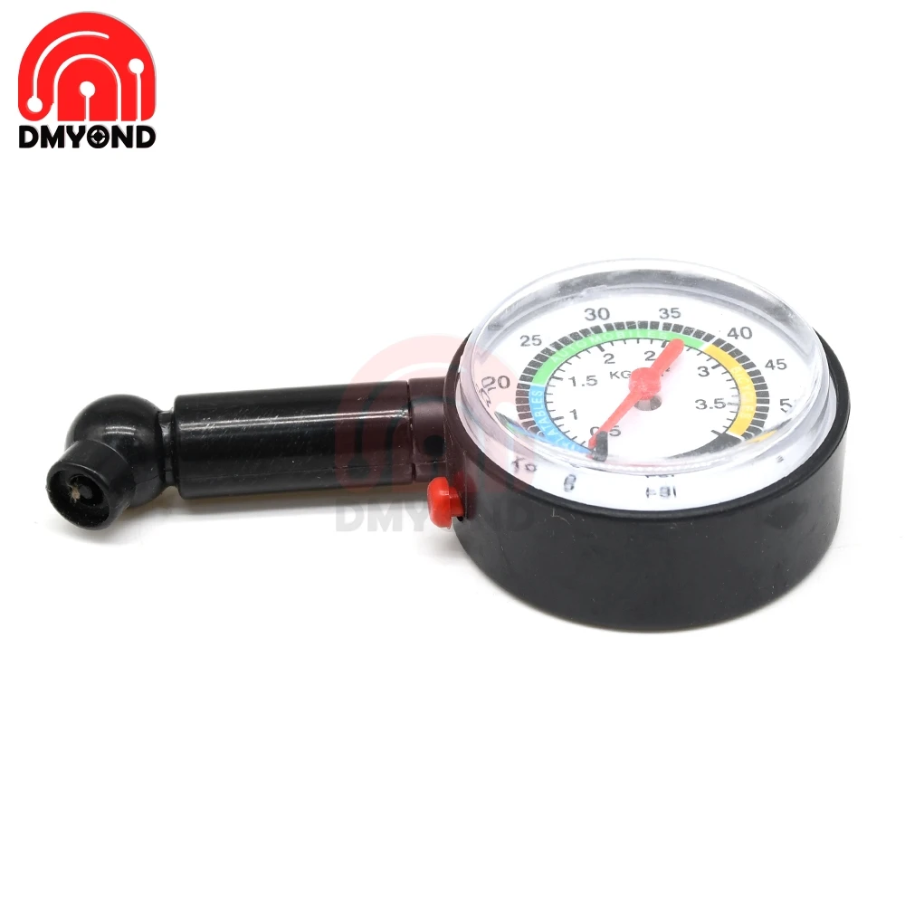 Digital Pointer Car Tyre Tire Pressure  Gauge Car Pressure Gauge with Pointer Color Dial For Car Auto Motorcycle Vehicle Test