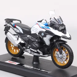 Children's 1/18 Scale Maisto R1250GS Travel Enduro Motorcycle Model Diecast Toy Vehicles R 1250 GS Bike Sports Miniatures Gift