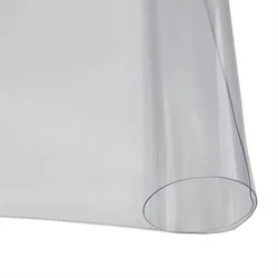 50x120cm Roll Clear Ultra-Transparent PVC Fabric Soft Glass Cloth Waterproof For DIY Craft Decor Protective PV105