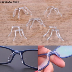 2 Pcs U Shape Silicone Anti-Slip Nose Pads Eyeglass Sunglasses Stick On Pad Eye Glasses 5 Styles