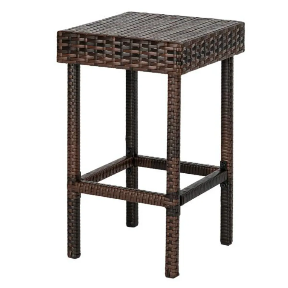 YJ-4 Bar Stools Chair Brown Embossed Gradient Cane [us-w]