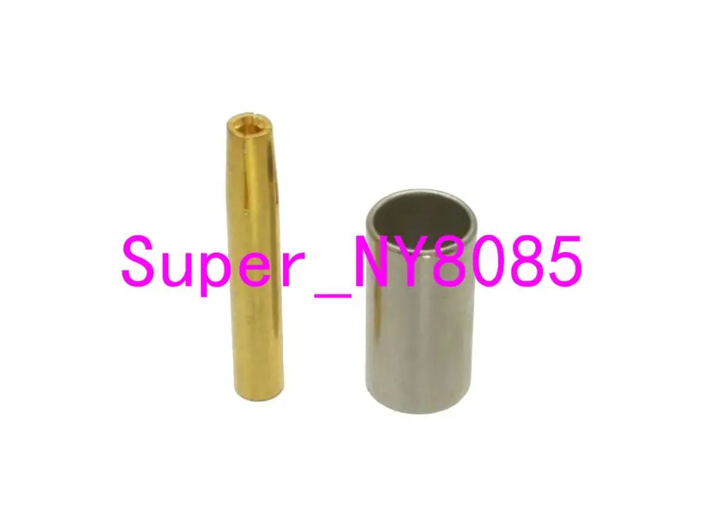 1Pcs Connector N female jack Nut bulkhead crimp RG58 RG142 LMR195 RG400 cable RF Coaxial Wire Terminals