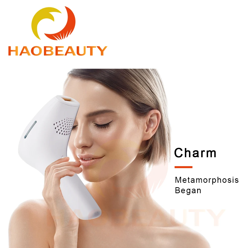 Haobeauty-depiladora láser de fotones IPL para mujer, de mano para minidepiladora cara, cuerpo, labios, axila, pelo, hogar