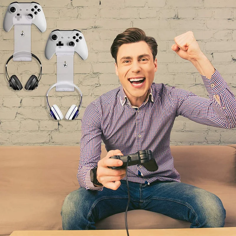 حامل لوحة ألعاب عالمي ، حامل حائط لجهاز PS4 ، موفر للمساحة