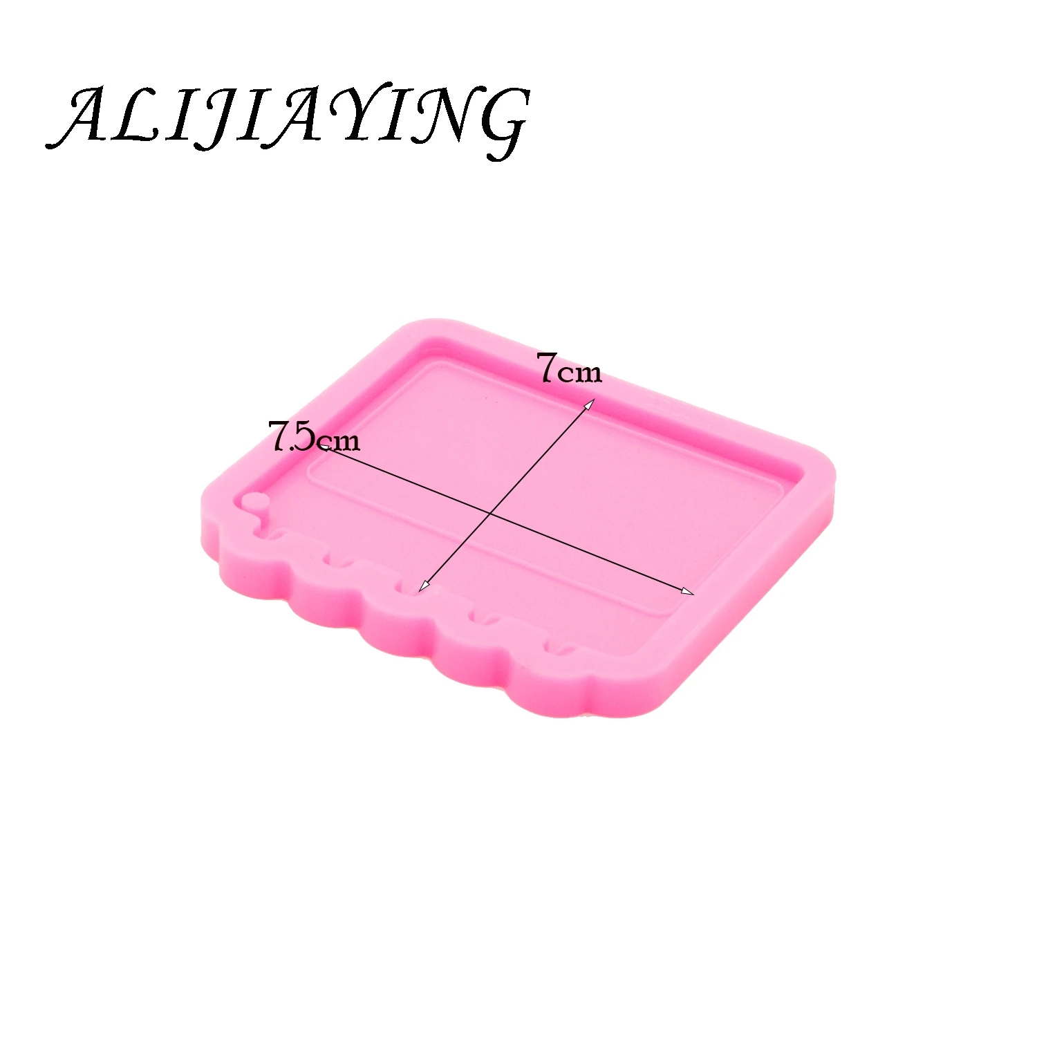 Shiny Silicone Notebook Mold for keychain pendant - Calendar Resin Crafting Mold - Diy Epoxy Resin Molds Jewelry Making DY0825