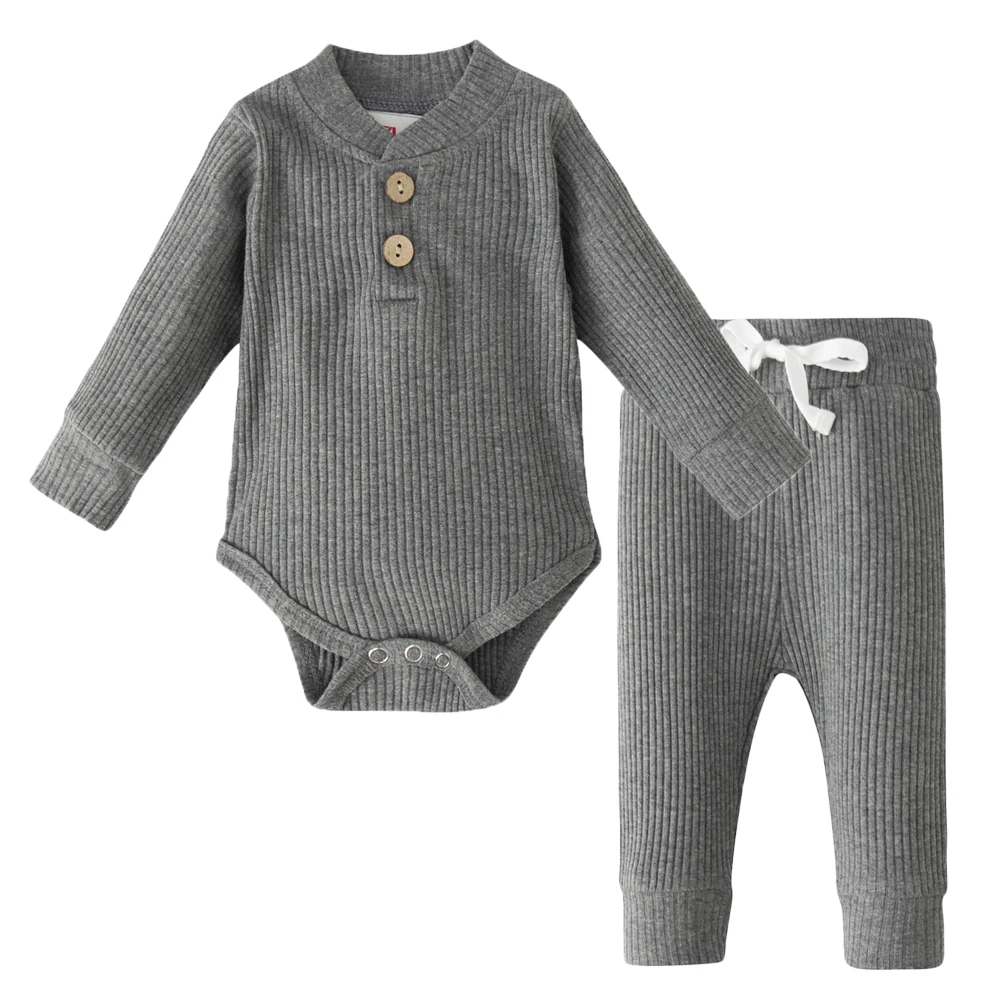 LZH Spring Newborn Baby Boy Girl Clothes Christmas Bodysuit Romper Tops + Pant 2pcs Sets Long Sleeve Suit Infant Clothing Outfit