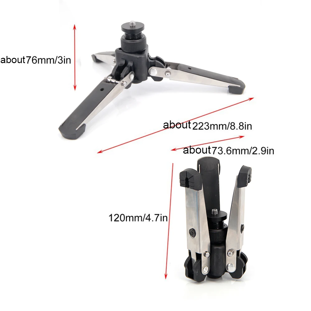 ใหม่1/4สกรูอะแดปเตอร์ Universal สามฟุต3ขา Monopod ฐานรองรับ Unipod สำหรับรองรับกล้อง DSLR Balance