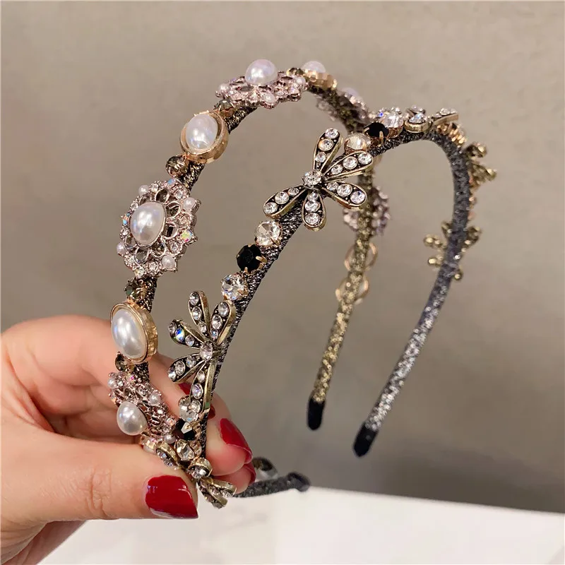 Korea Retro Head hoop Girls Hair Bows Hair Bands Hand made butterfly Hairpin Headbands For Women Hair Accessories Accesorios