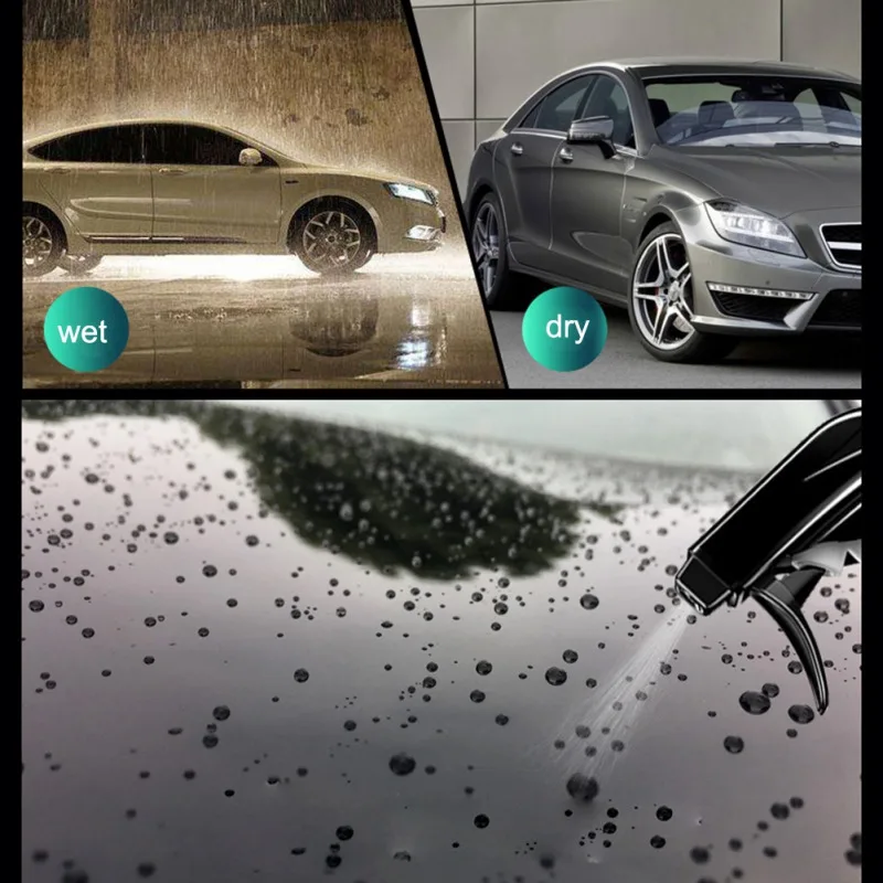 Liquid Ceramic Spray Coating Car Polish Spray Sealant Top Coat Quick Nano-Coating 300ML Car Spray Wax Car Cleaning Dropshipping