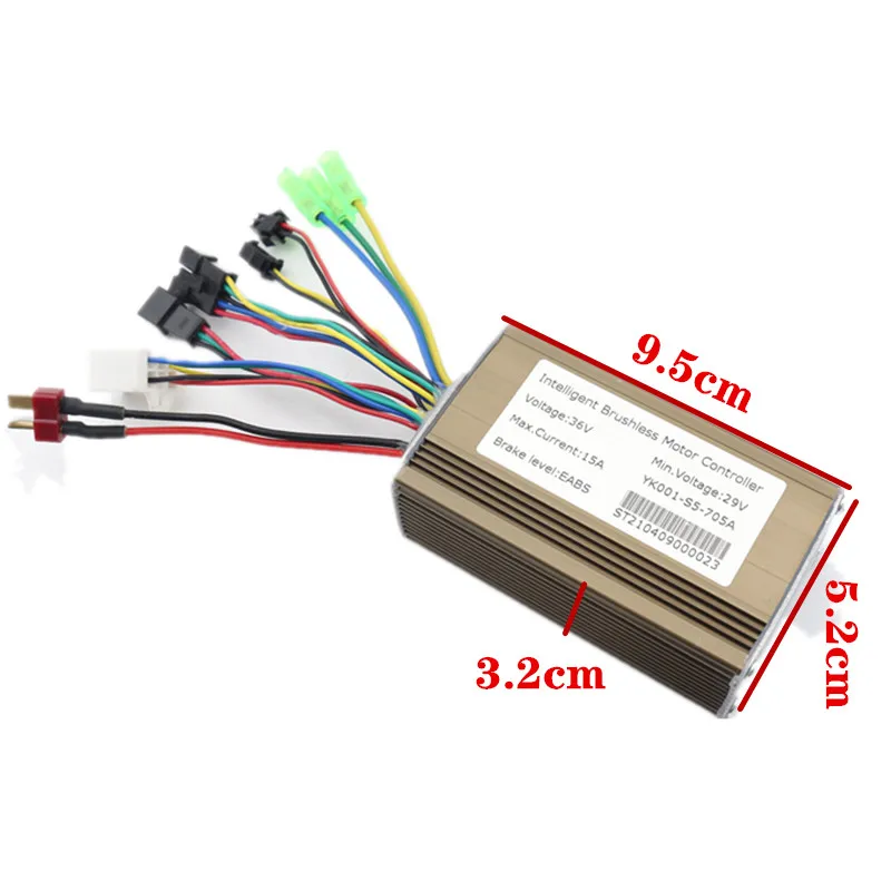 24V-48V/36V-60V 350W Electric Bicycle Controller with LCD Display Panel E-bike Electric E Bike Scooter Brushless Controller Part