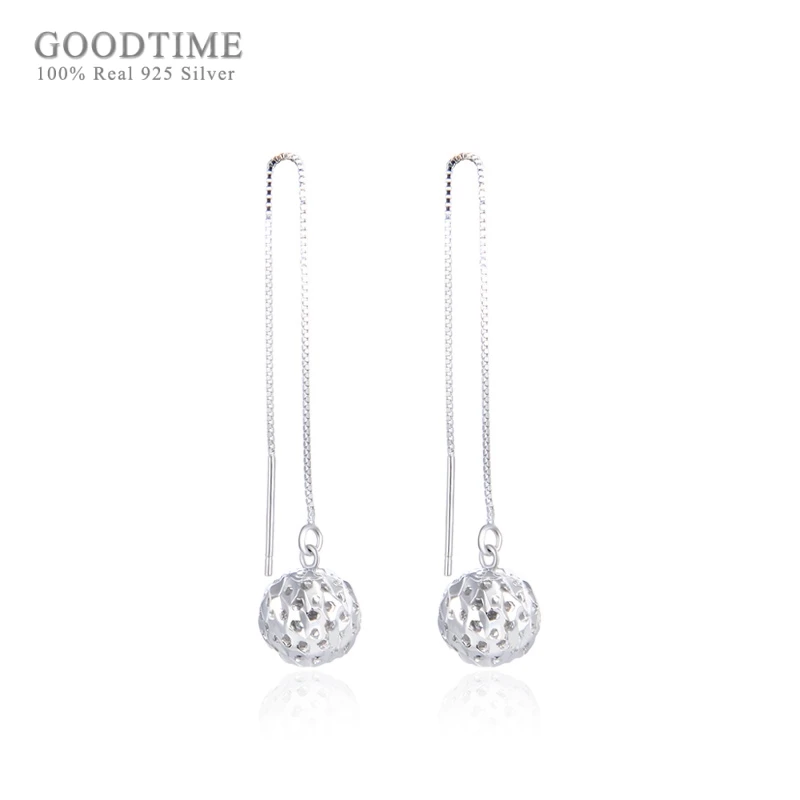 

Fashion Earring For Women Girl Pure 925 Sterling Silver Zircon Earrings Geometric Ball Earring Silver Jewellery Valentines Gift