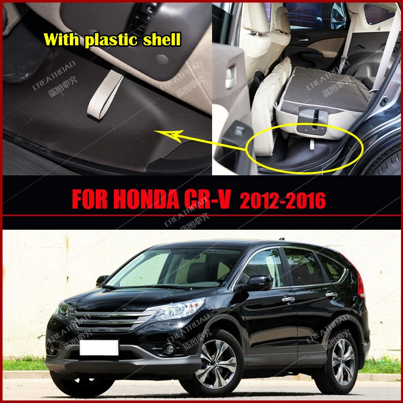 Car Floor Mats For Honda CRV 2012 2013 2014 2015 2016 Double Layer Auto Foot Pads Custom Carpets Interior Accessories Parts