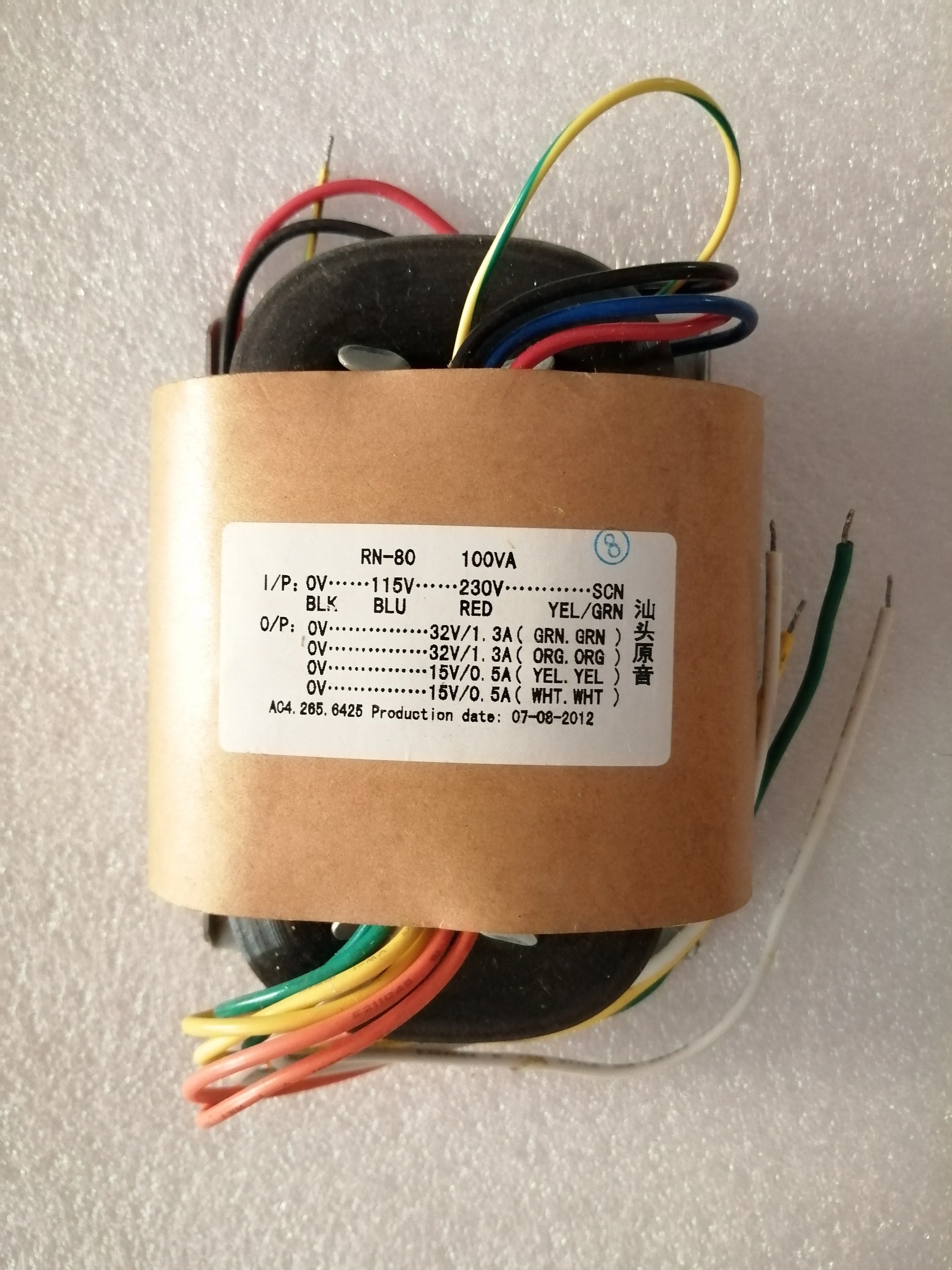 

115V 230V 200W R-Core Transformer32V + 32V 15V + 15V для аудио усилителя DAC R Core