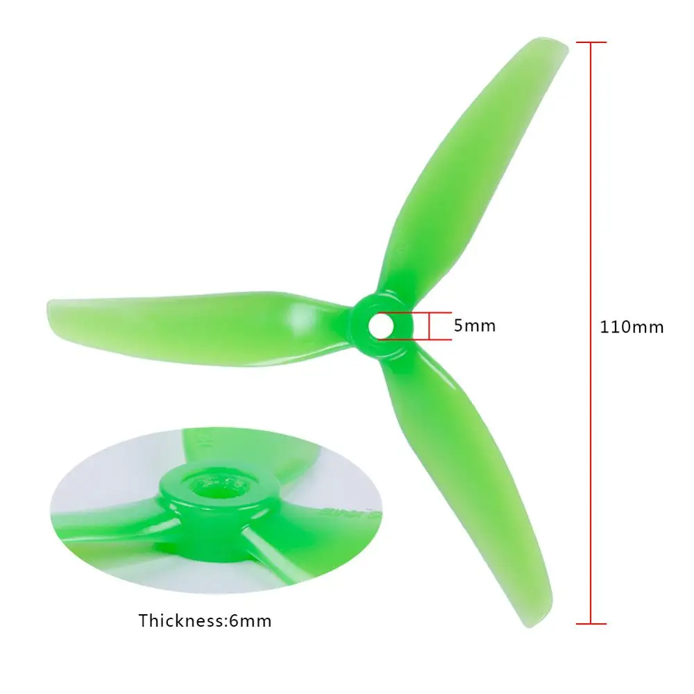 4 Paar/8 Stuks Hq Prop Ethix S4 Prop 5X3,1X3 5031 5Inch 3-Blade Propeller Cw & Ccw Voor Popo Rc Fpv Racing Drone Reserveonderdelen